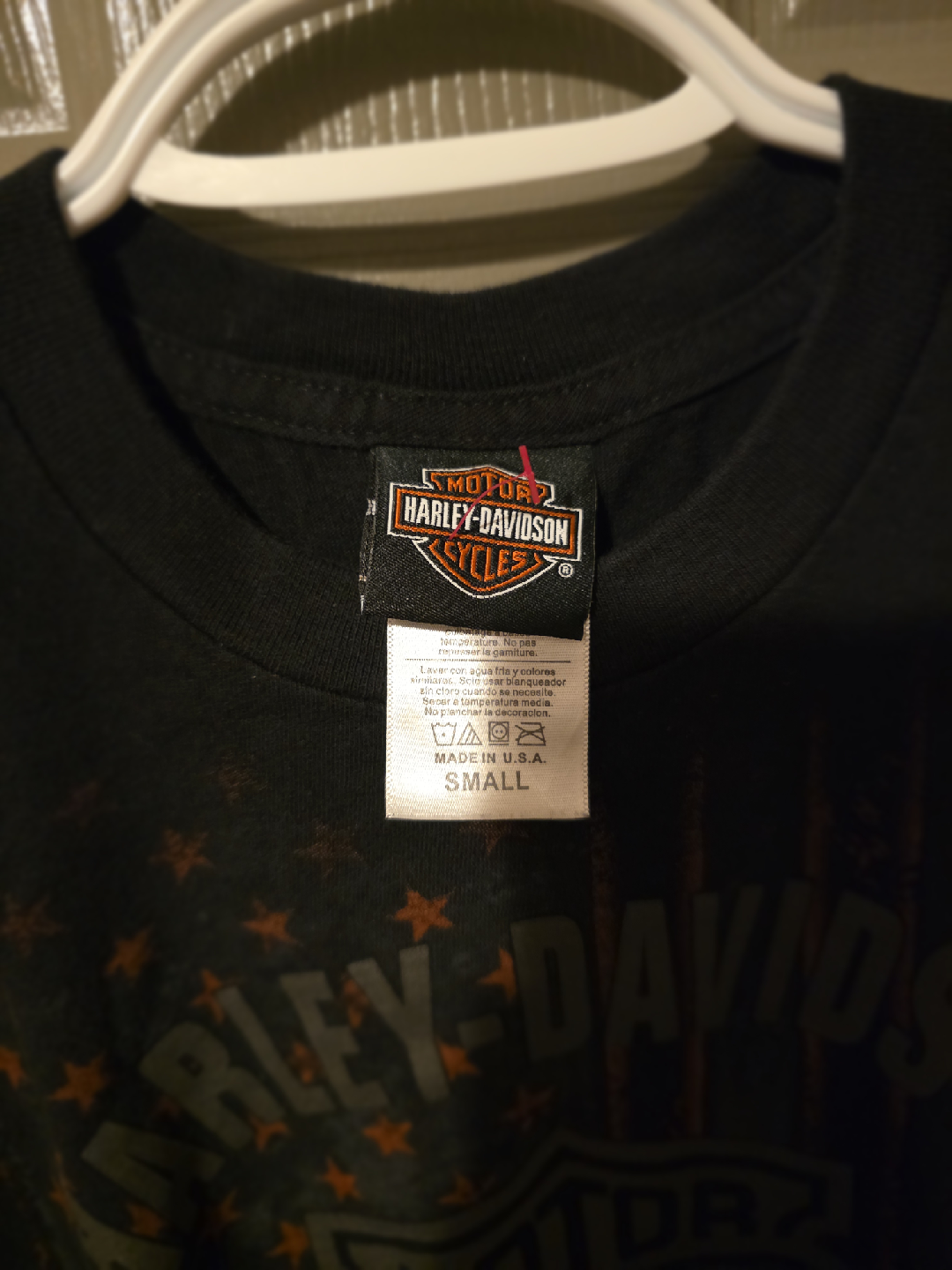 Harley-Davidson Black Graphic T-Shirt - Size Small - photo 3