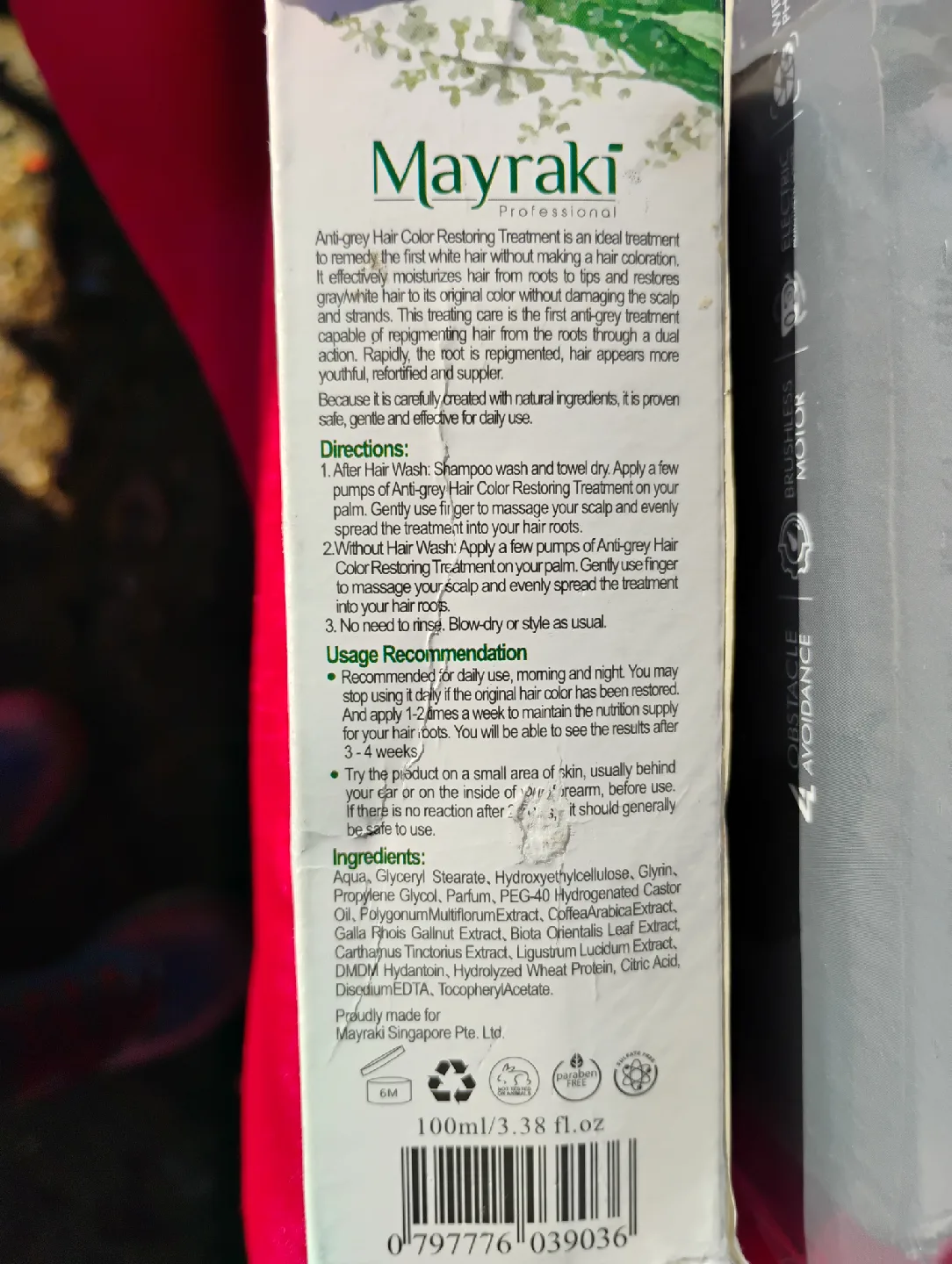 Mayraki Anti Grey hair treatment, new! image indicator(3)