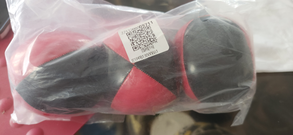 3PCS Juggling Balls Red & Black - photo 5