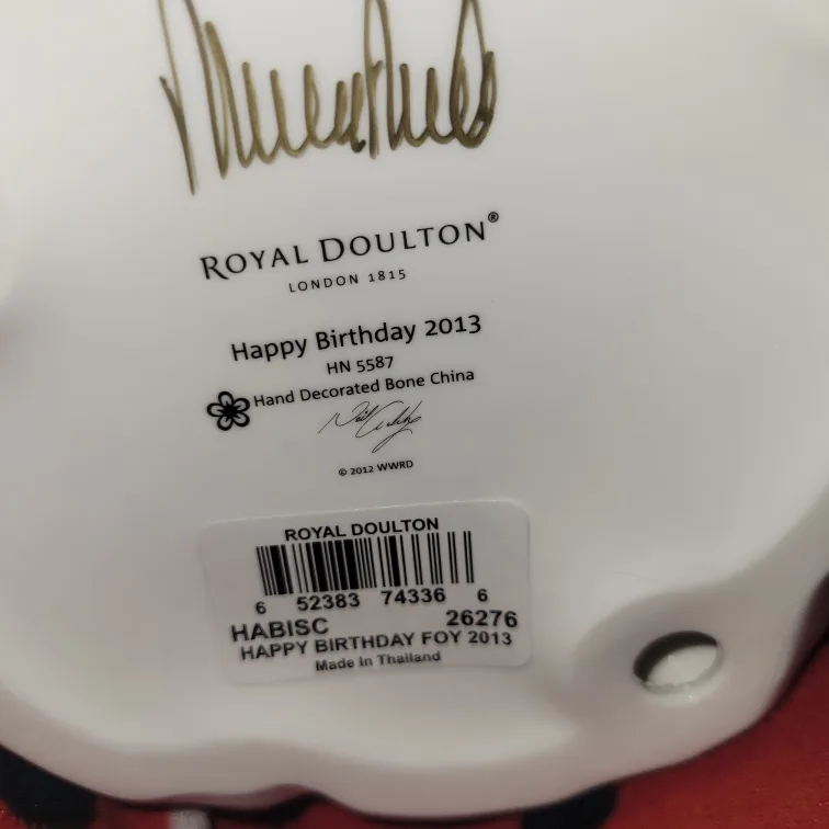 Royal Doulton Happy Birthday 2013 Figurine image indicator(2)