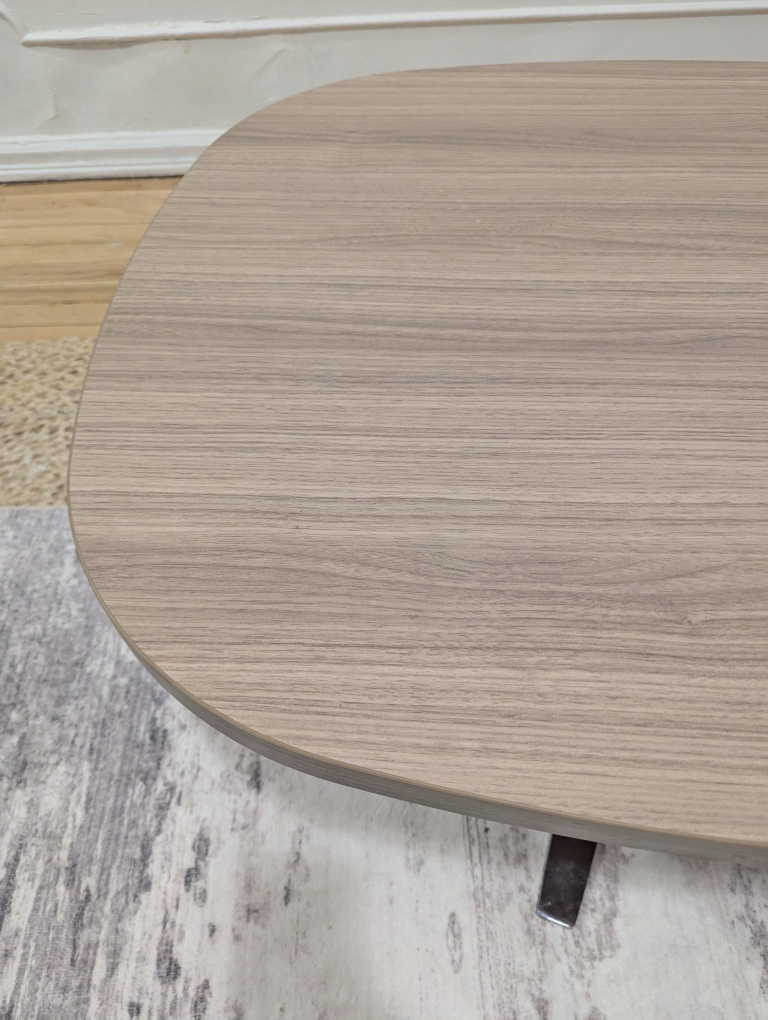 Modern Coffee Table with Metal Base - photo 5