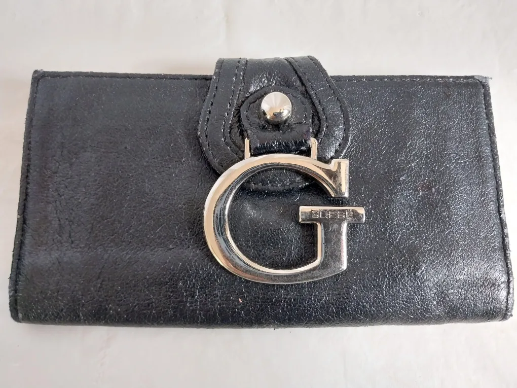 Guess Black Leather Wallet available. Fixed price. thumbnail