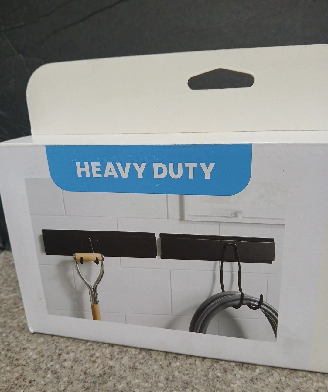 Brightroom Heavy Duty Steel Hook Rail Set - New lot of 2 - photo 2