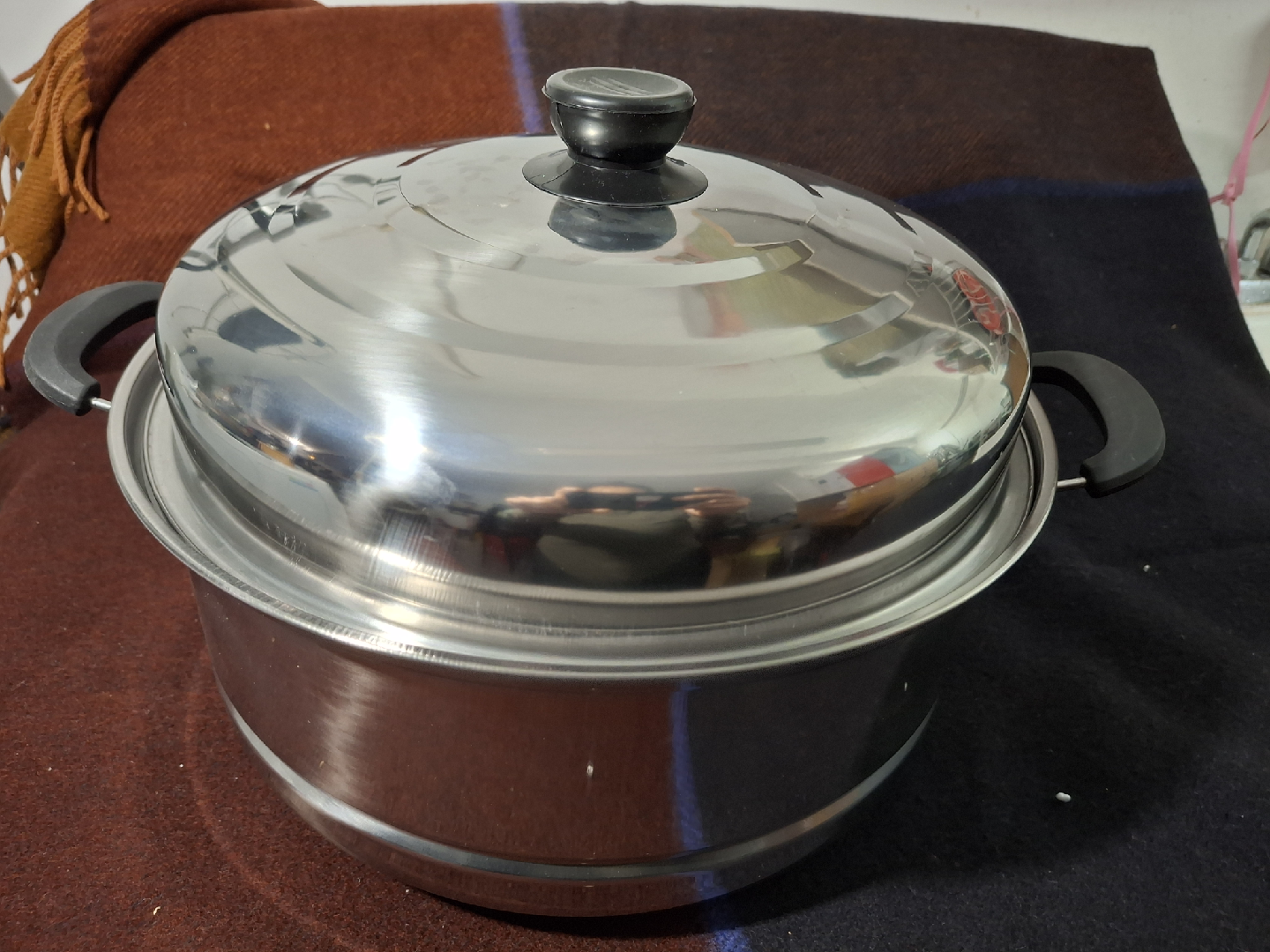 11.5" Stainless Steel Steamer Pot Set