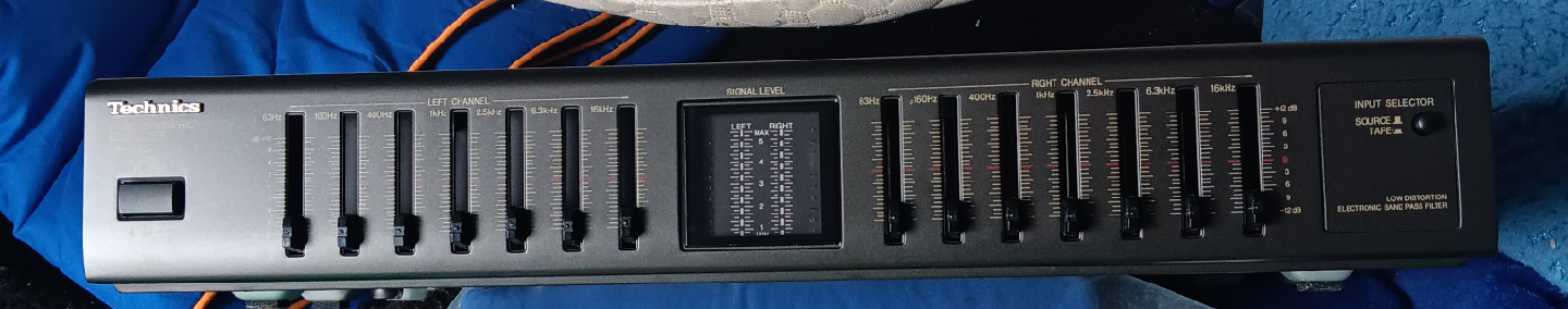 Technics SH-GE50 Stereo Graphic Equalizer & Amplifier - photo 3