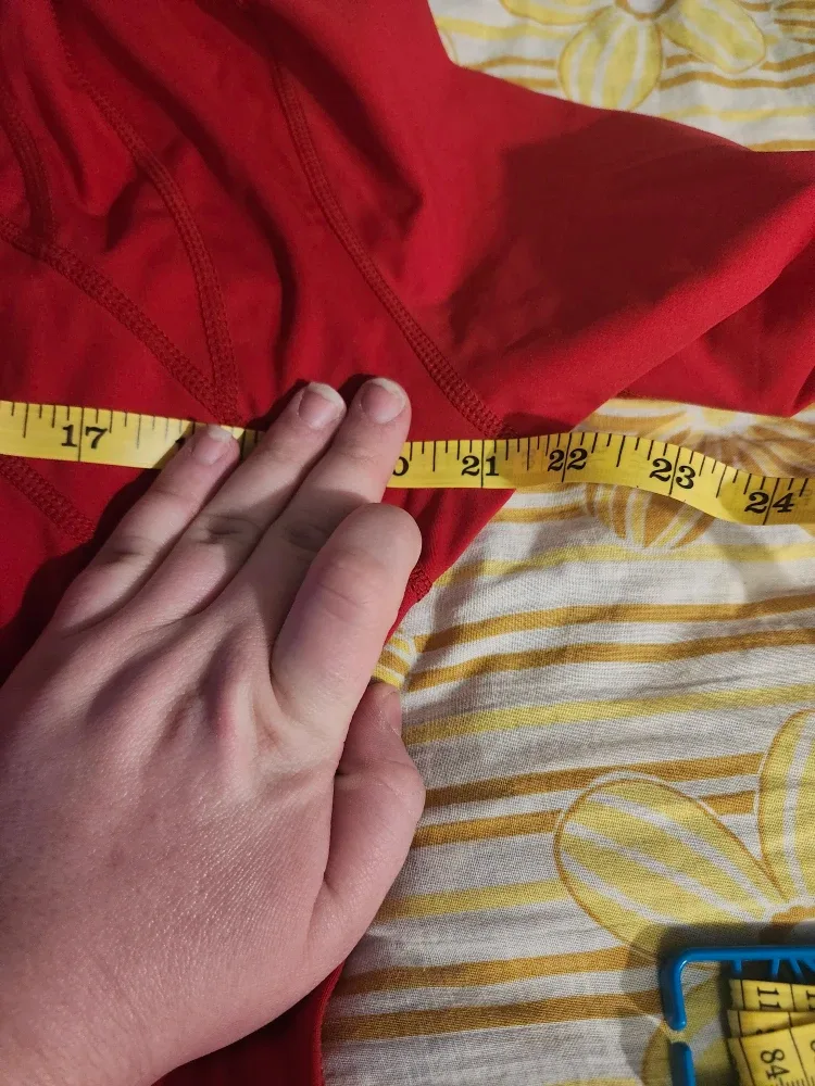 NWT Red Lululemon Define Jacket w/ Gold Accents image indicator(8)