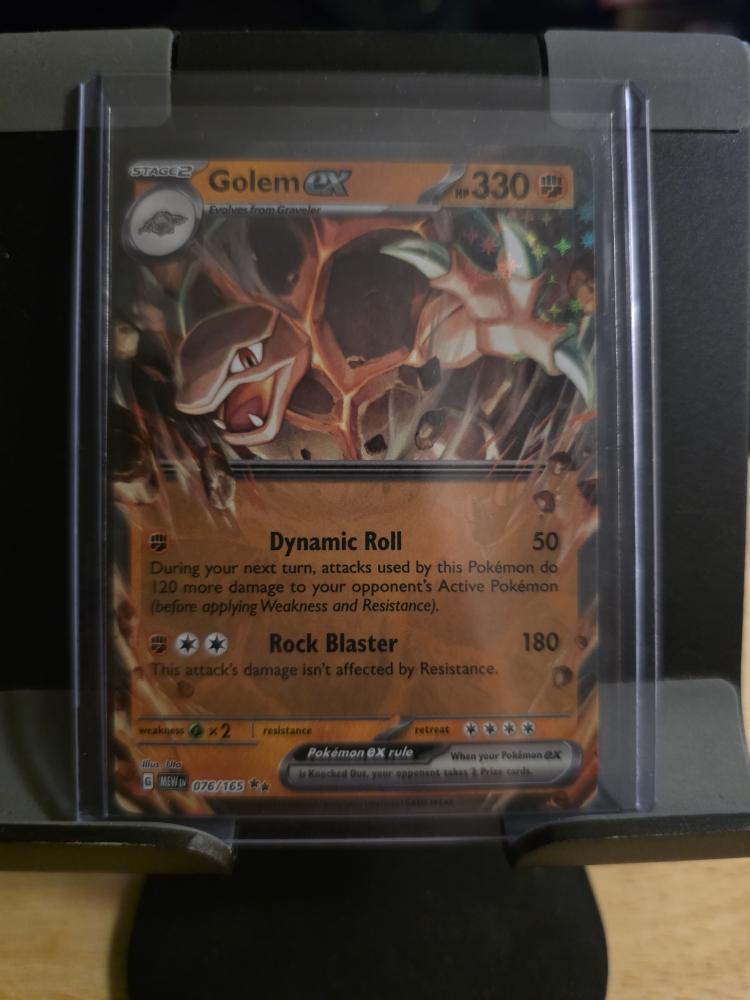 Golem ex Pokemon Card