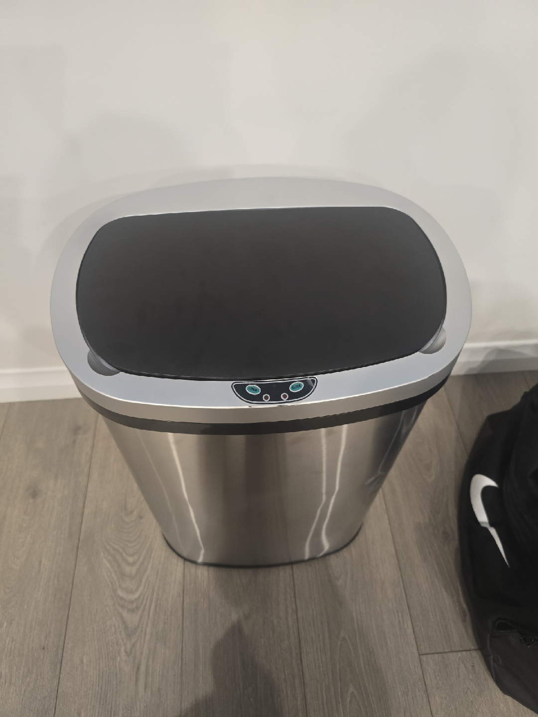 50 litrr Touchless Sensor Trash Can - Silver - photo 2