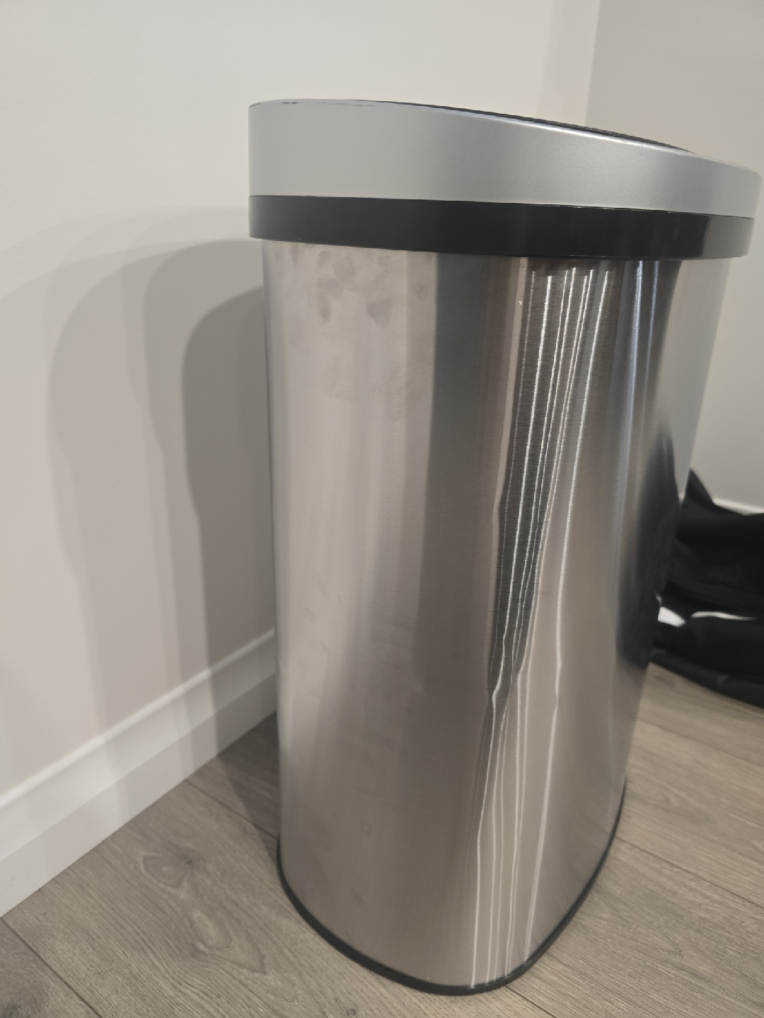 50 litrr Touchless Sensor Trash Can - Silver - photo 4