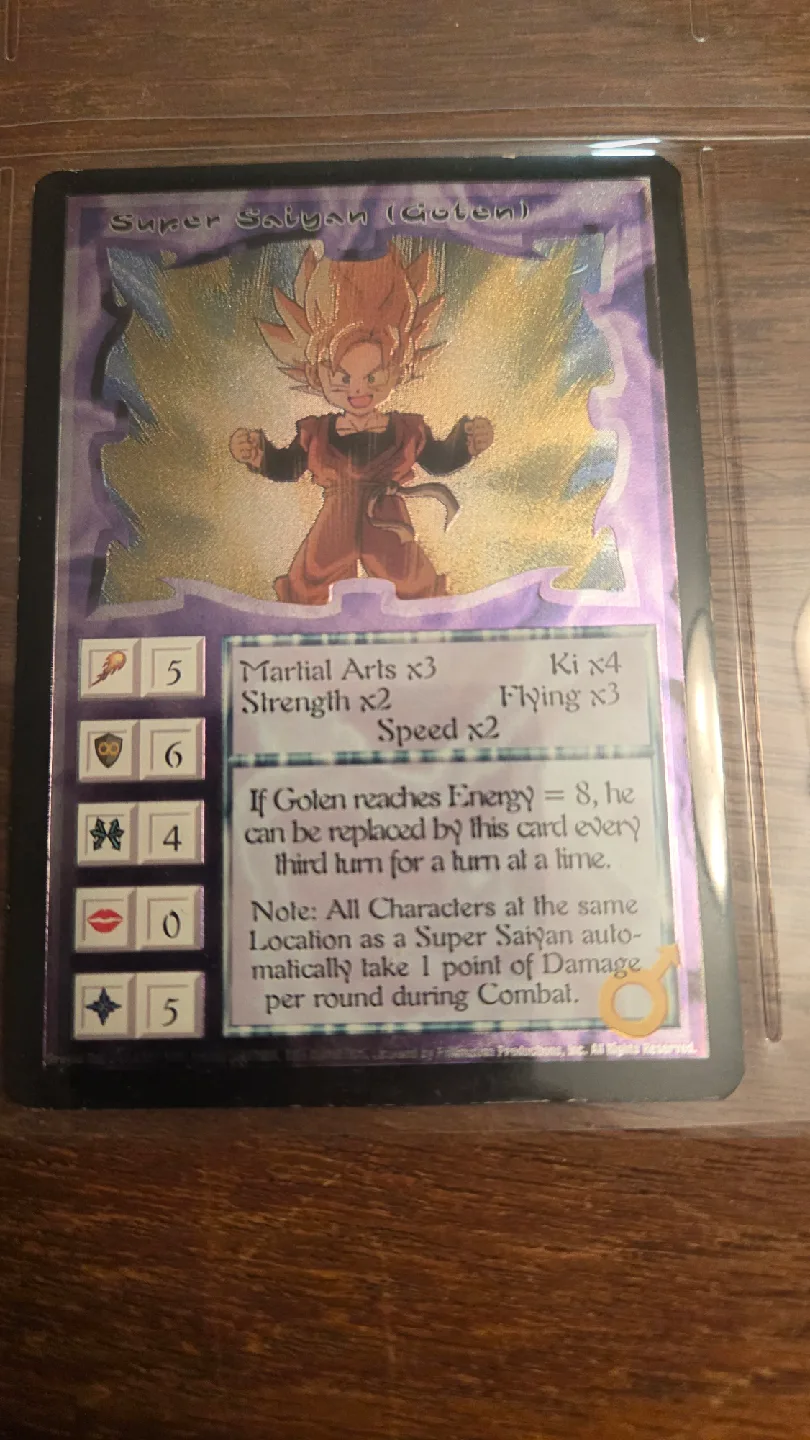Super Saiyan (Goten) Trading Card - Ani-mayhem thumbnail