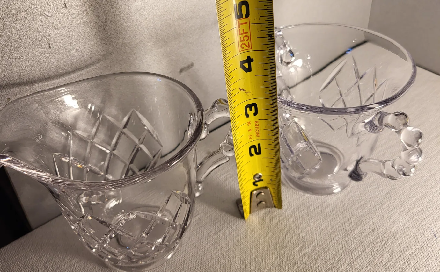 Crystal Sugar Bowl and Creamer Set image indicator(6)