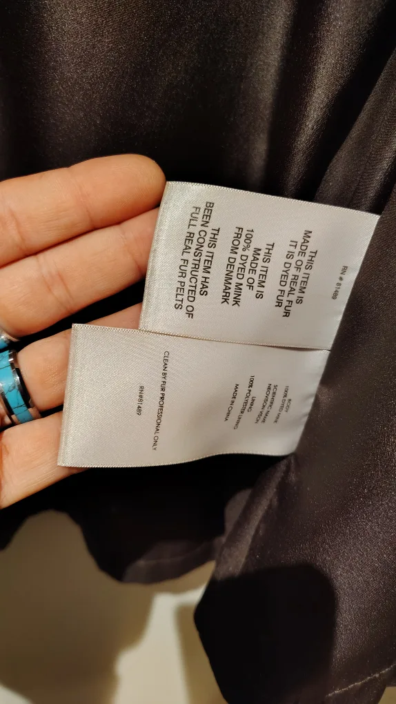 Brown Mink Fur Coat image indicator(3)