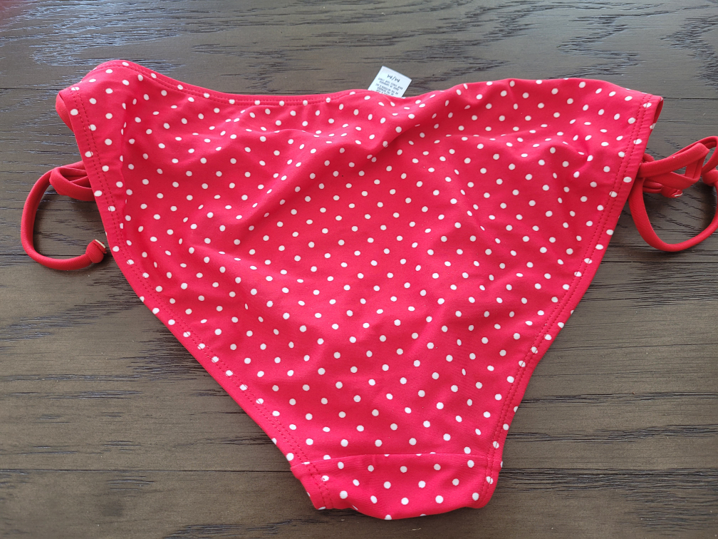 Old Navy Red Polka Dot Bikini Bottoms - Size M - photo 2