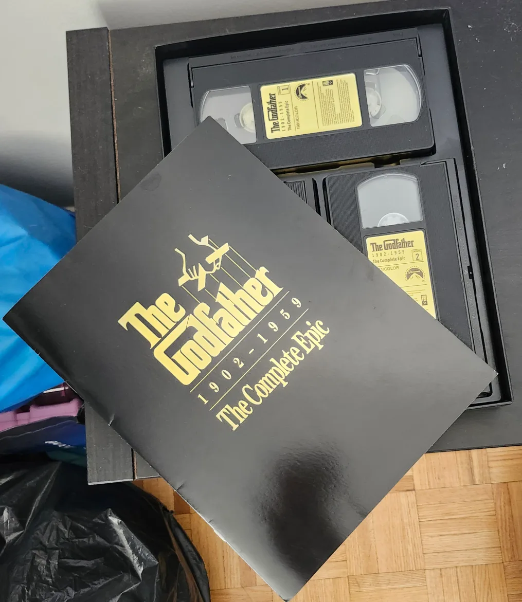 The Godfather 1902-1959 The Complete Epic VHS Set thumbnail