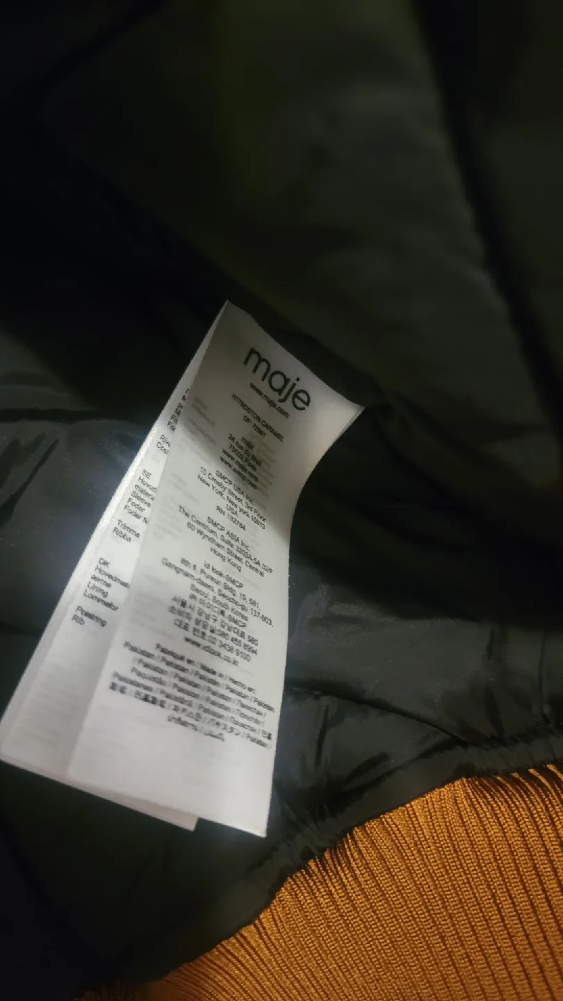 Maje x Schott Bomber Jacket - Size 36 image indicator(5)