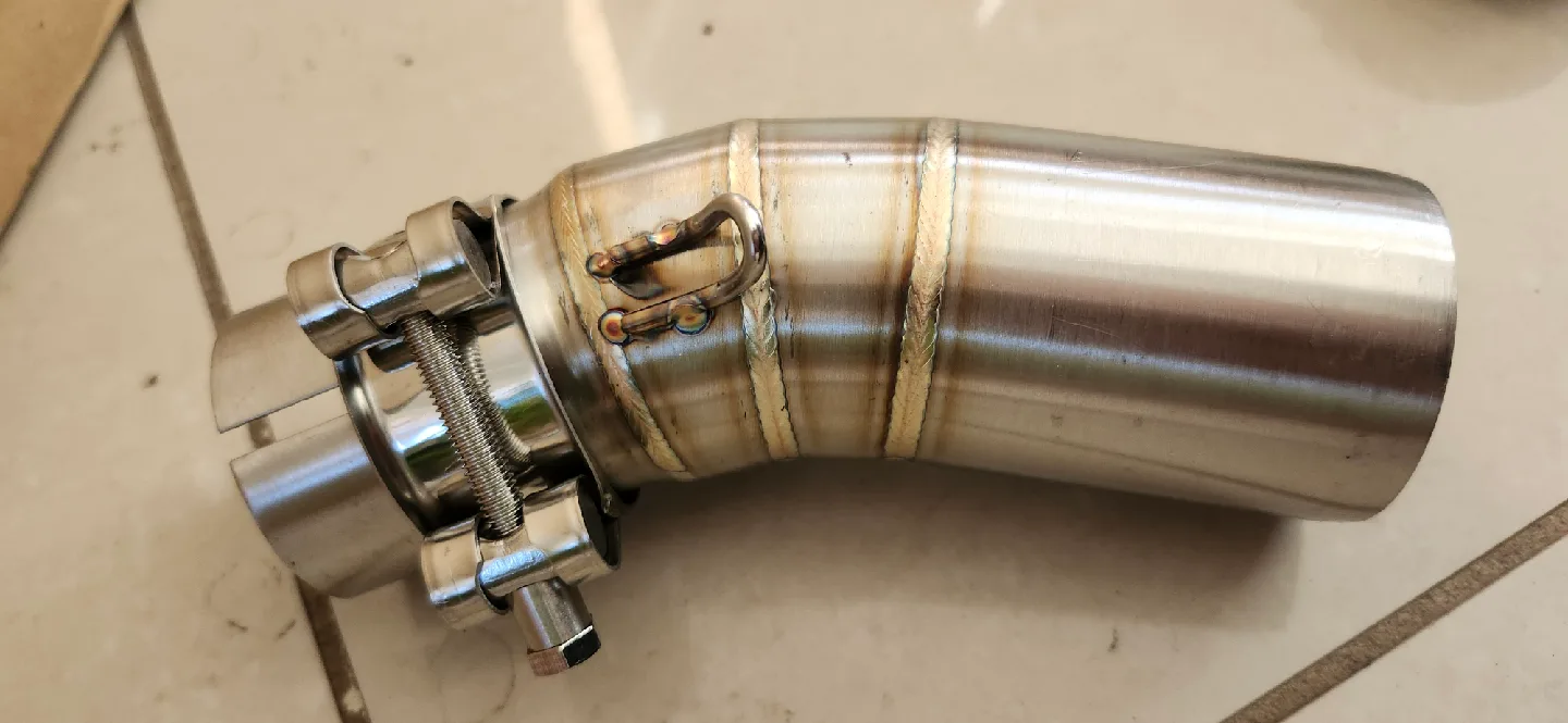 Keenso Motorcycle Exhaust Middle Pipe thumbnail