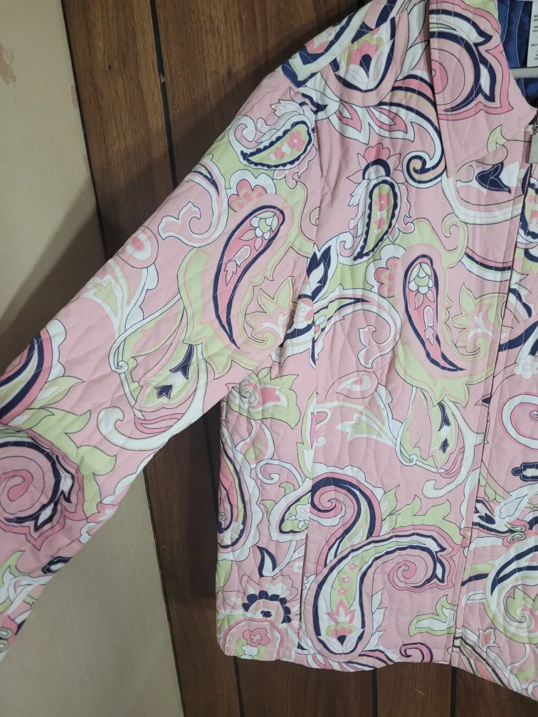 Alfred Dunner Quilted Jacket - Size 14 image indicator(2)