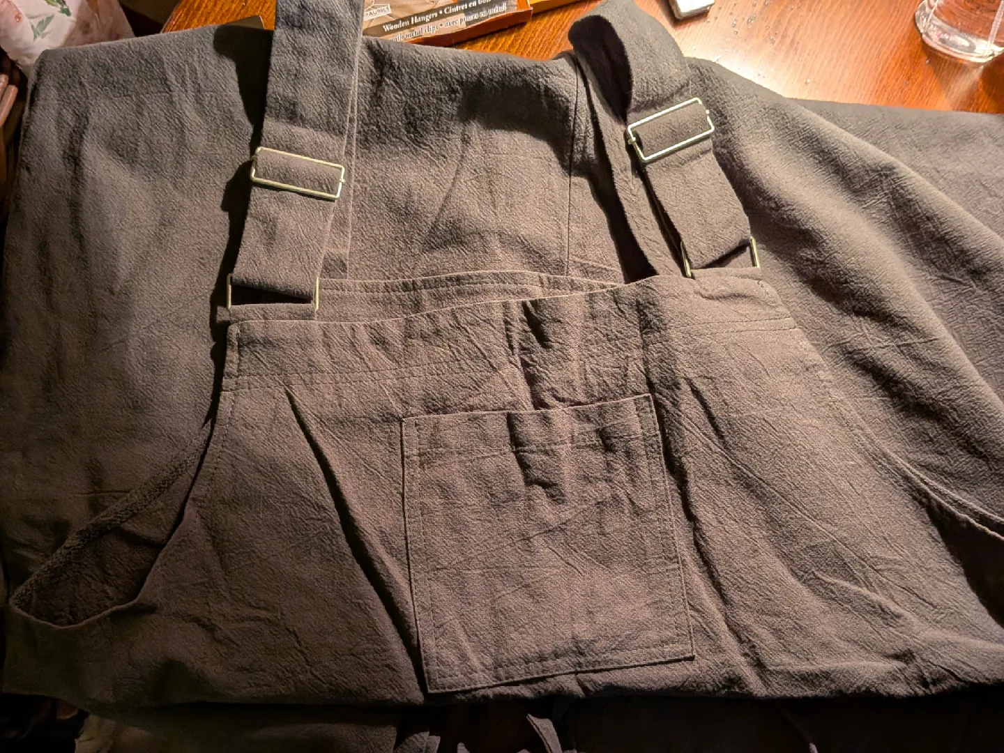 NEW Jean and Olive Overalls - Size L image indicator(3)
