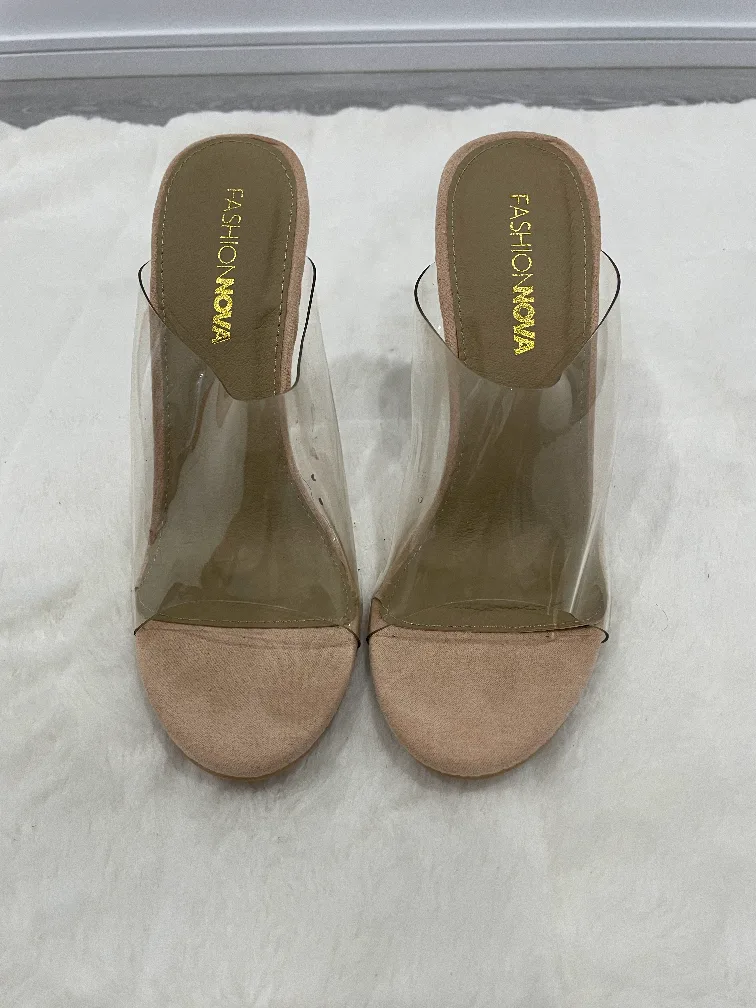 Fashion Nova Clear Heels thumbnail