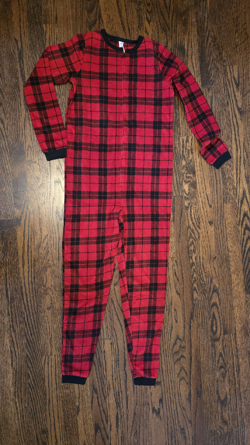 3 One piece Pajamas Size 14Y - photo 4