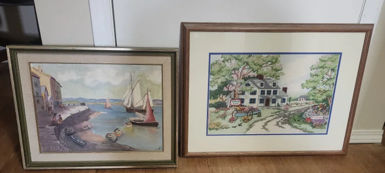 Moving Sale(Prints and needlepoints) $10 each thumbnail