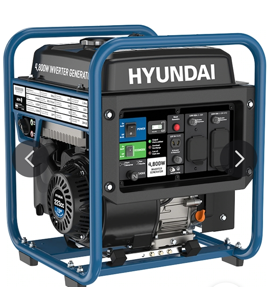 (BNIB)Hyundai 4,800W Inverter Generator
