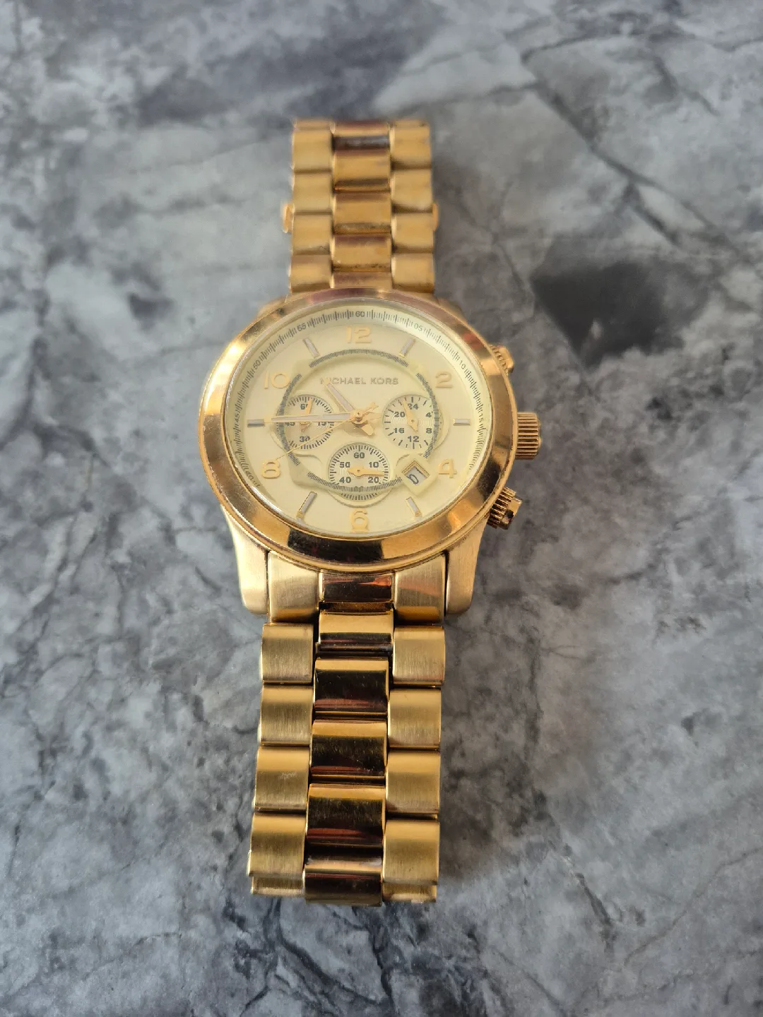 Michael Kors MK-8077 Gold Watch thumbnail
