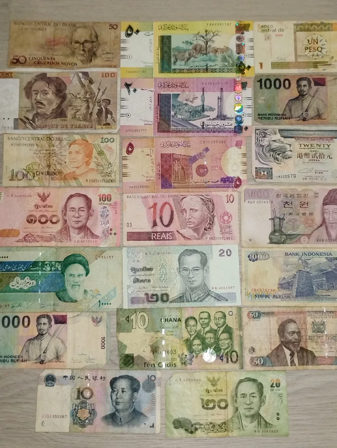 20  pieces International Bank Notes Collection image indicator(2)