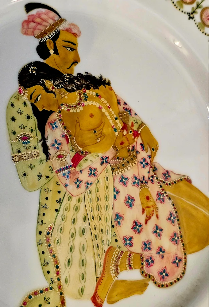Vintage Kama Sutra Decorative Plate image indicator(2)