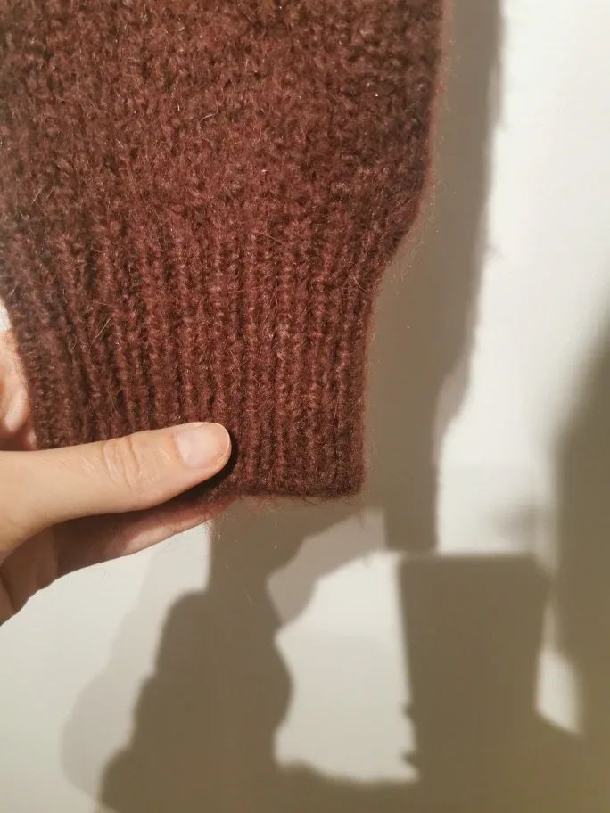 Pistola Lenore Collard Cropped Cardigan Brown large image indicator(4)