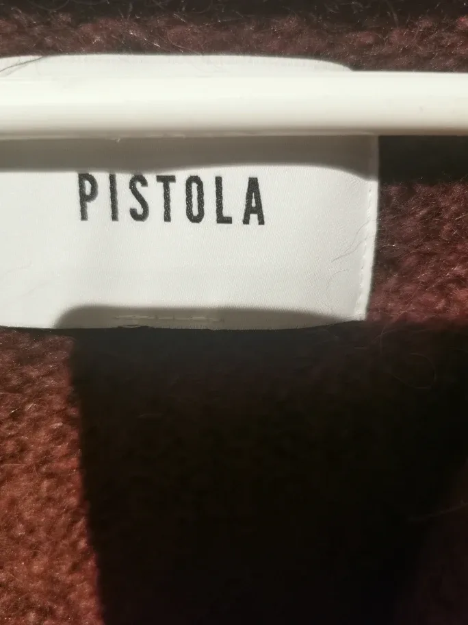 Pistola Lenore Collard Cropped Cardigan Brown large image indicator(5)