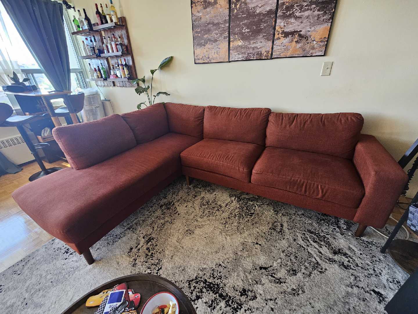 Brown Sectional Sofa