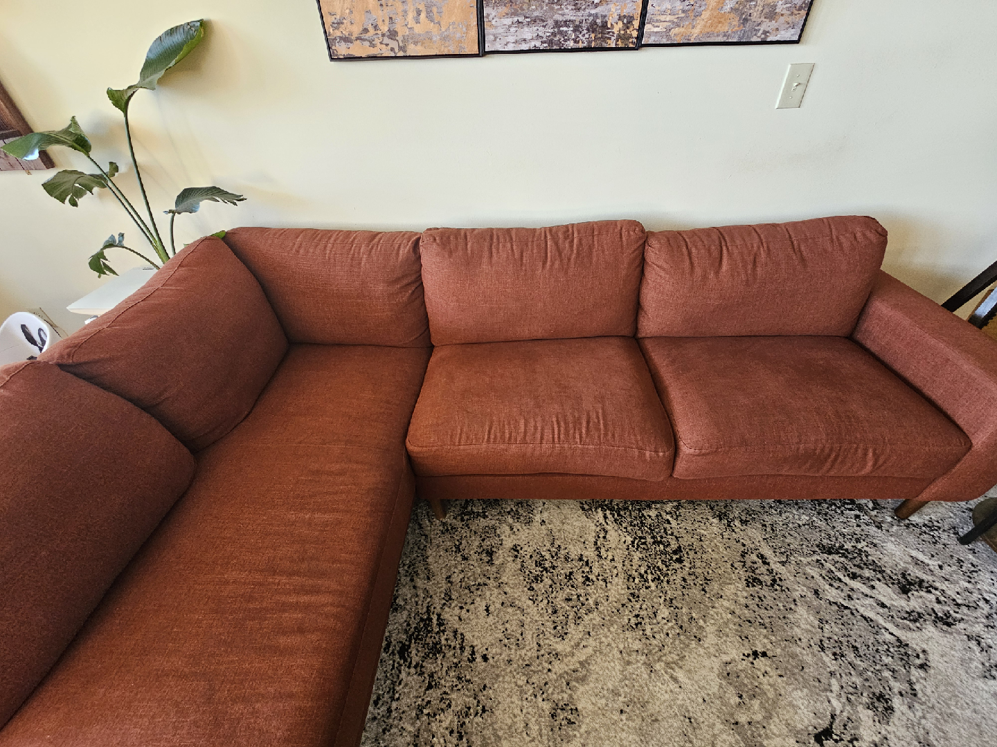 Brown Sectional Sofa - photo 2