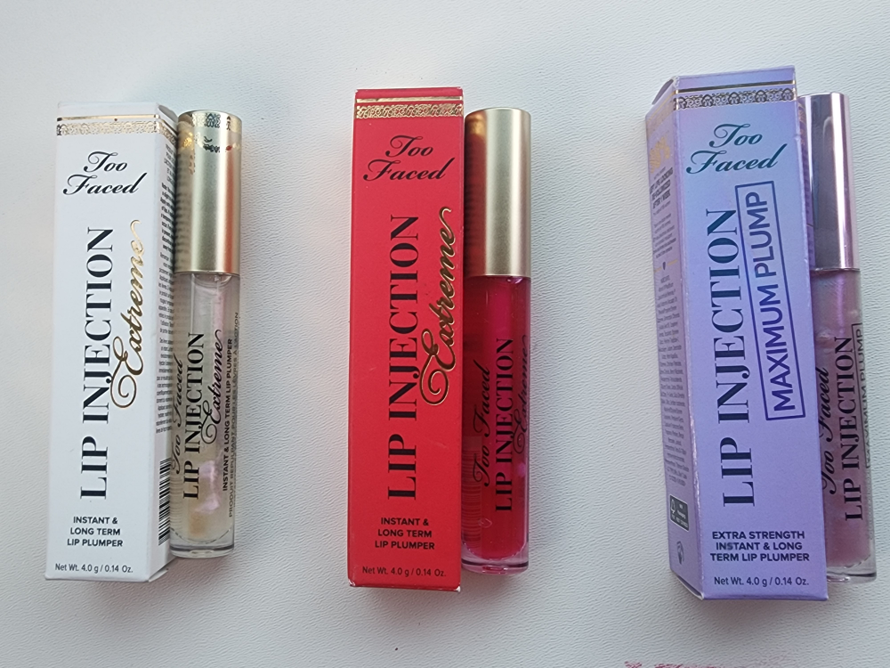 Too Faced Lip Injection & MAC Lipcolour