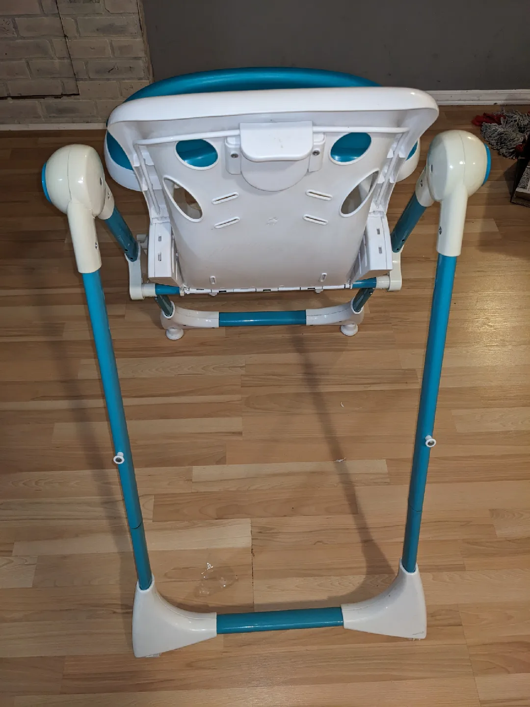 Baby High Chair - White & Blue image indicator(3)