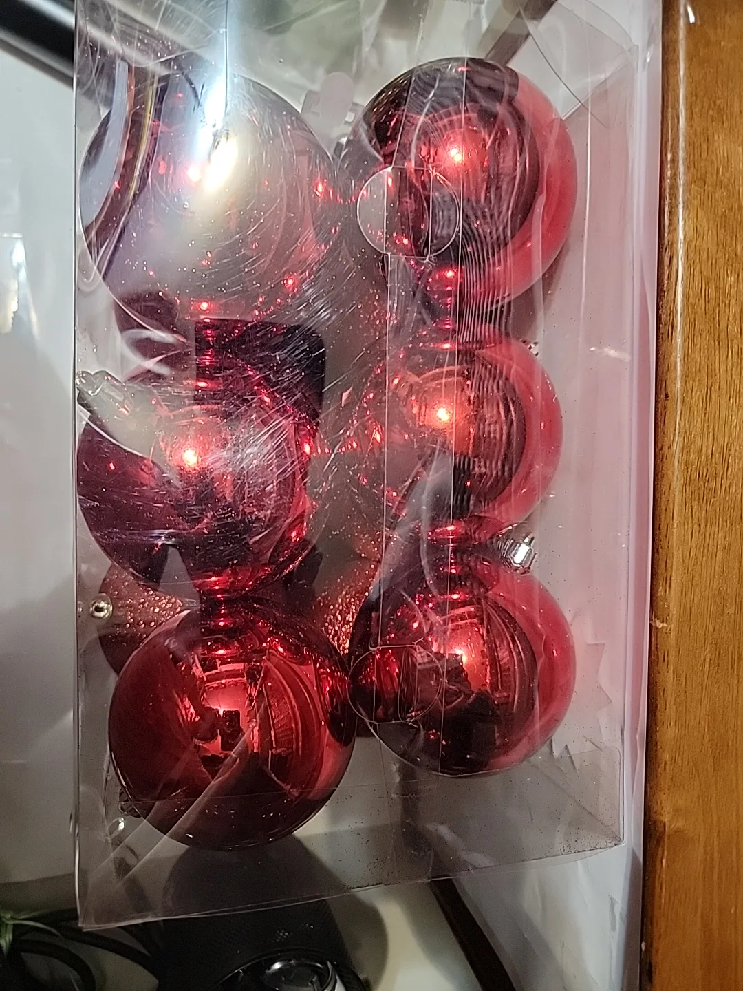 Hobby Lobby Red Christmas Ornaments - 18 pc Set image indicator(2)