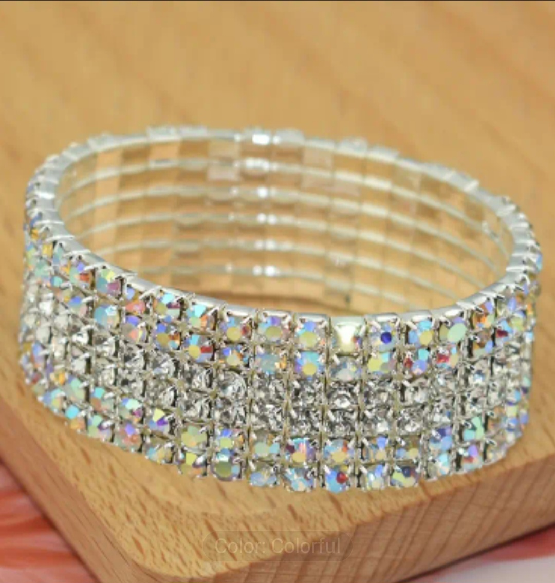 Colorful Rhinestone Bracelet