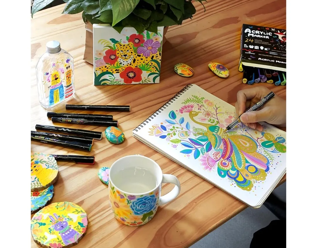 Acrylic Marker Pens Set image indicator(5)