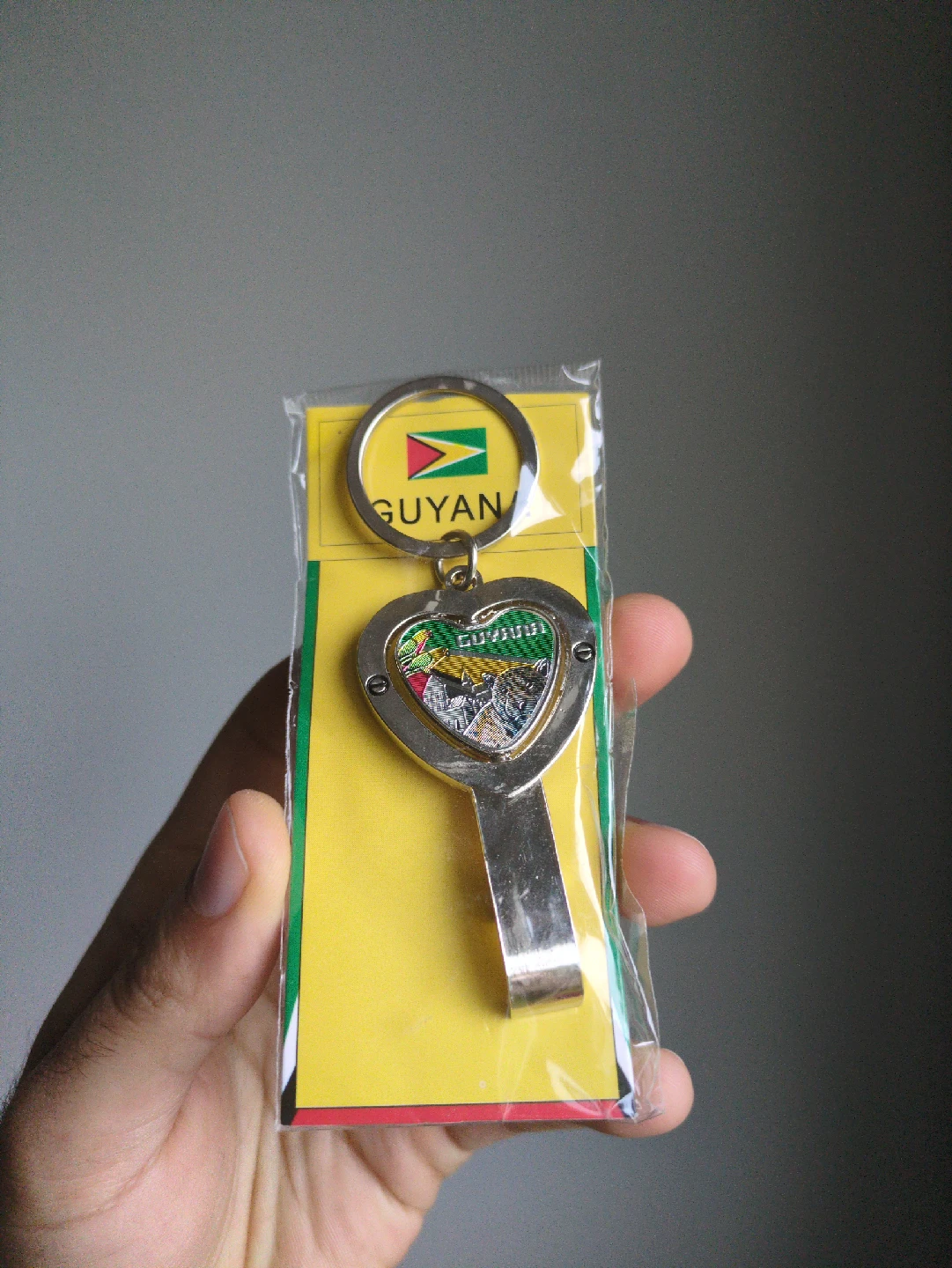 Guyana Keychain Bottle Opener - New in Package