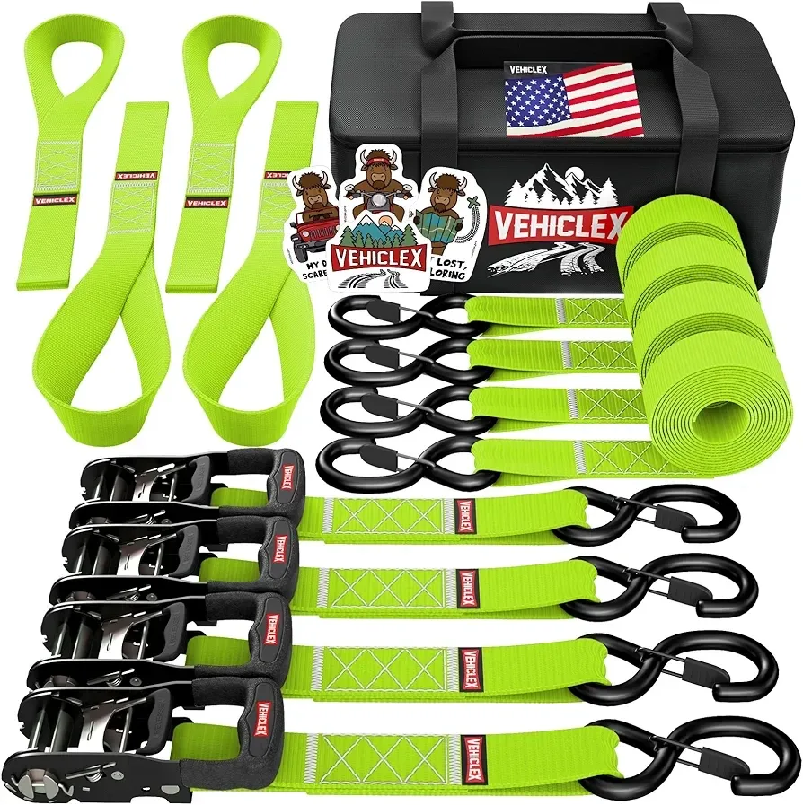 Vehiclex Tie Down Straps Kit - New image indicator(3)