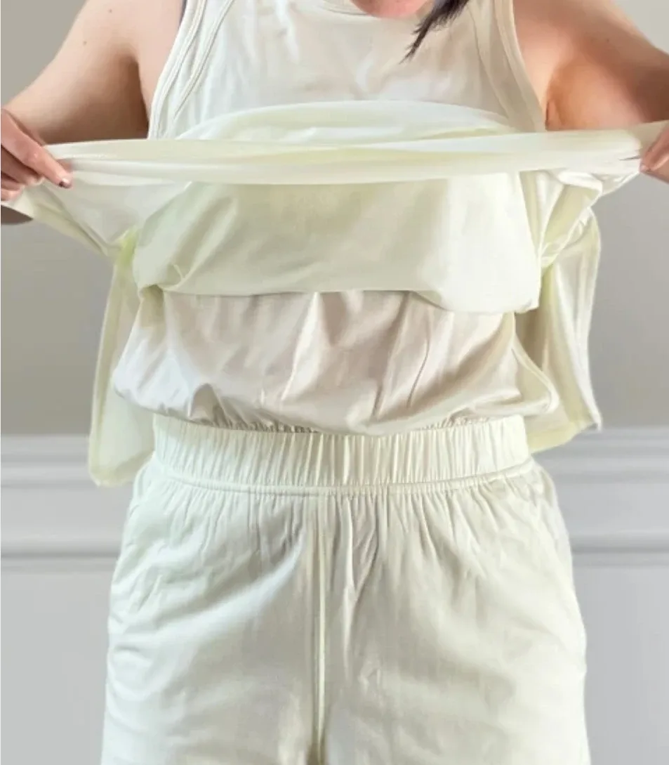 Lululemon Ivory Romper With pockets image indicator(5)