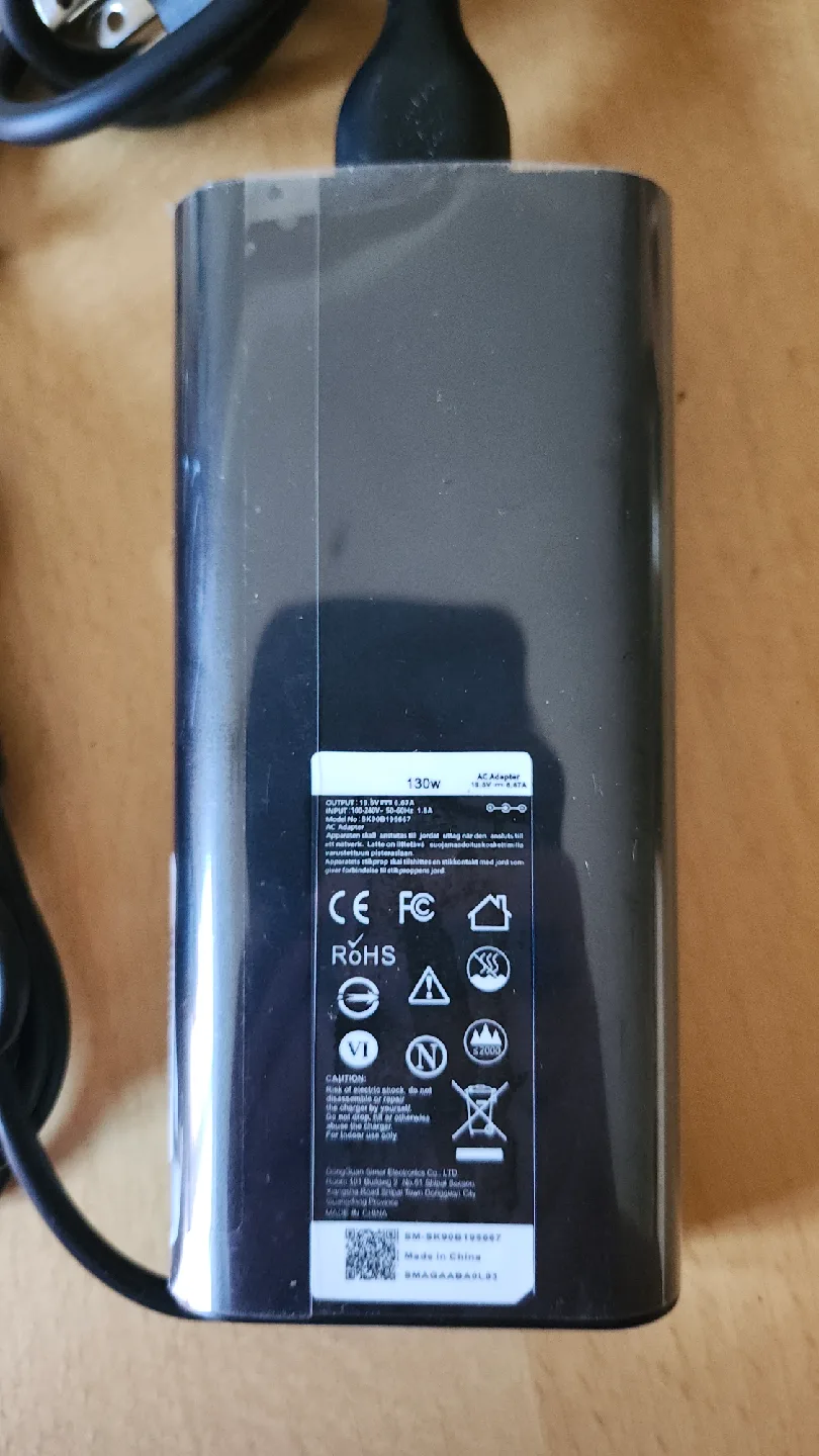 Replacement 130W AC Laptop Charger for Dell Laptop image indicator(2)