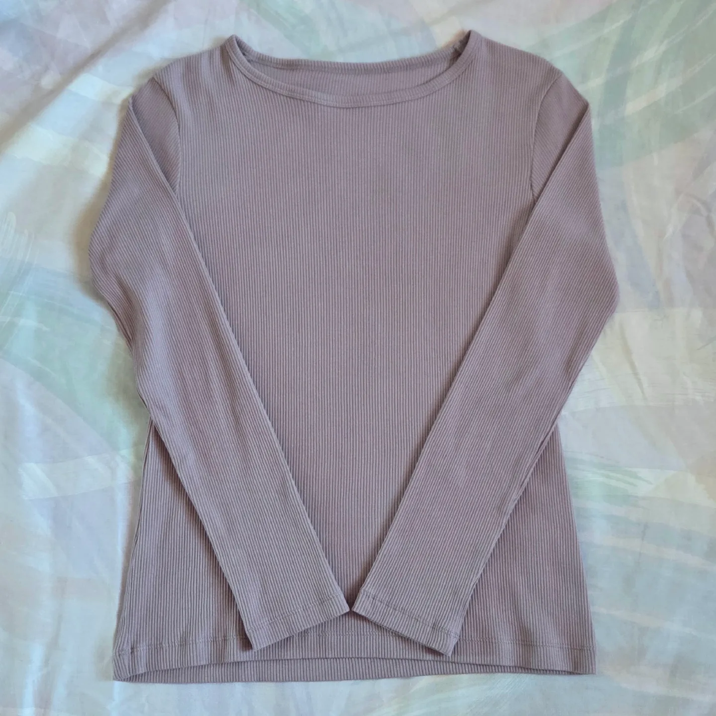 Muji Ribbed Long Sleeve Shirt thumbnail