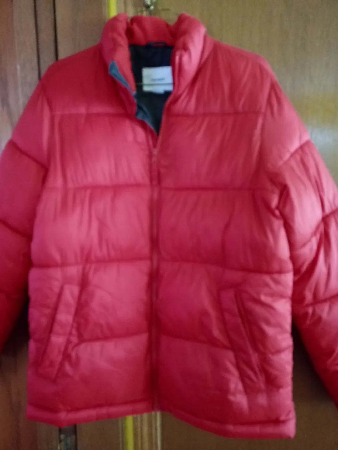 Ladies Old Navy Red Puffer Jacket size small