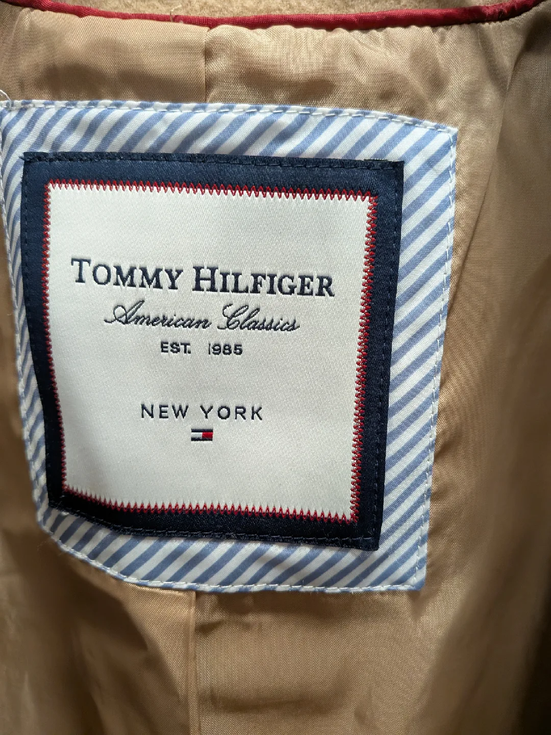 Tommy Hilfiger Beige Hooded Coat image indicator(2)