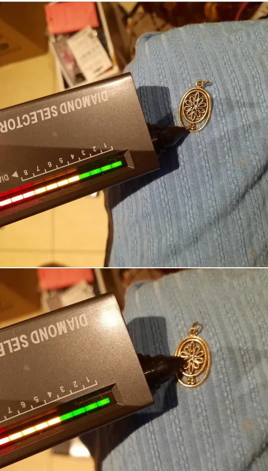 Authentic Avon solid 10k yellow gold Vintage Diamond 1979 Charm image indicator(3)