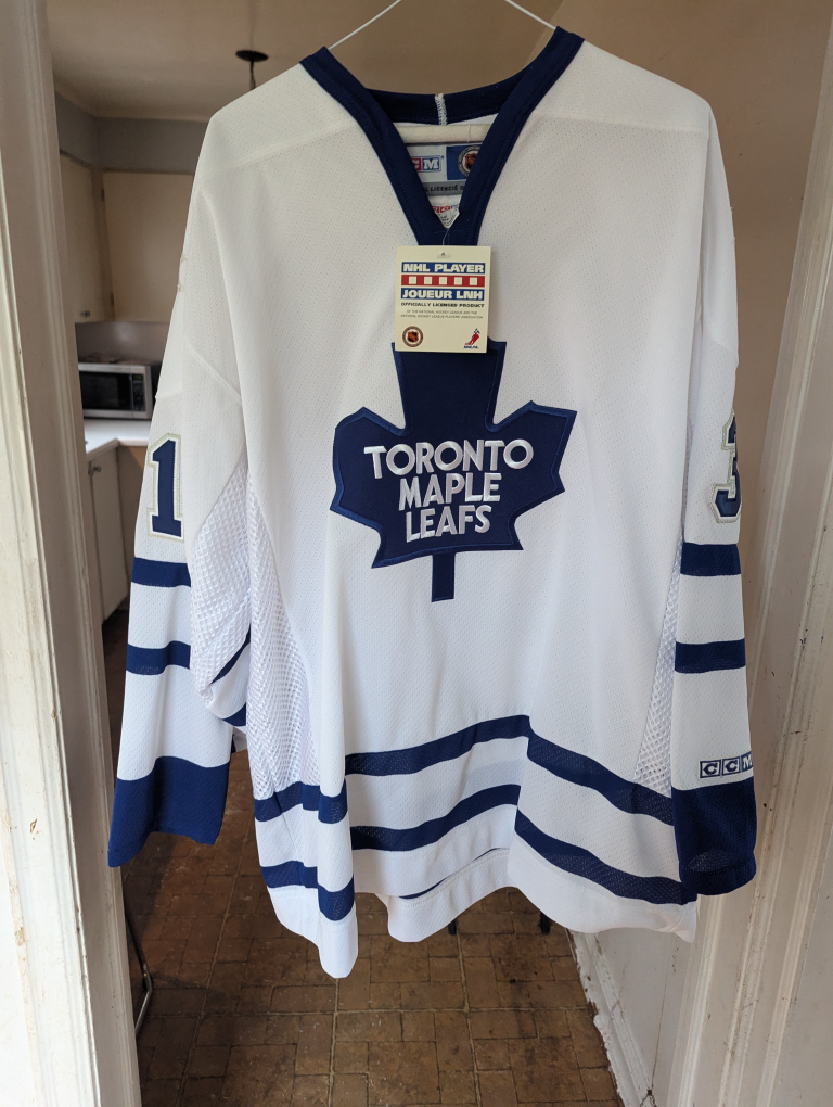 CCM Toronto Maple Leafs autographed Curtis Joseph Jersey