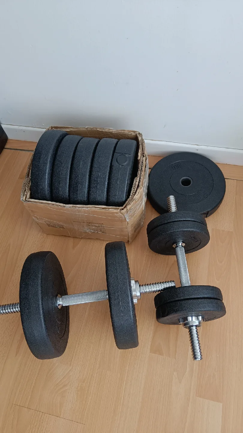 home gym Dumbbell Set with Weights - 4 x 1.5kg & 8 x 5kg 🧡 thumbnail