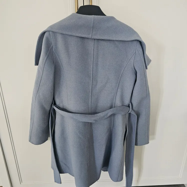 Tahari Wool Blend Wrap Coat - Size S-M image indicator(4)