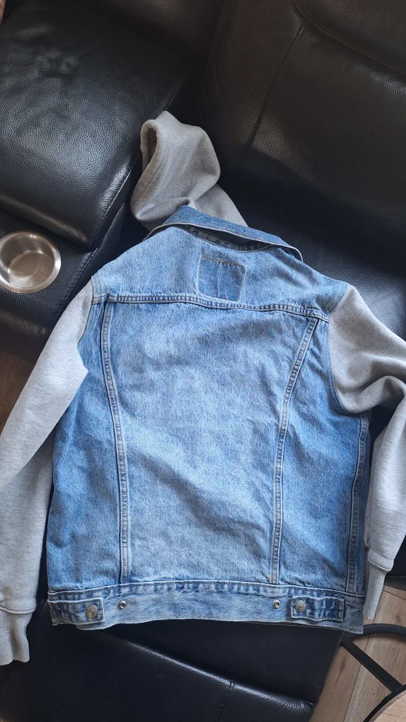 Levi Strauss & Co. Denim Jacket with Hoodie - Size S image indicator(3)